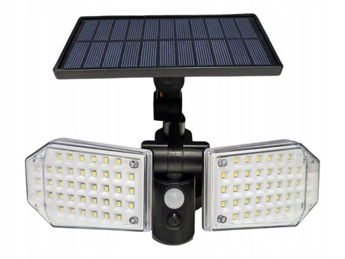 MOCNA LAMPA SOLARNA LED ZEWNĘTRZNA ULICZNA z CZUJNIKIEM