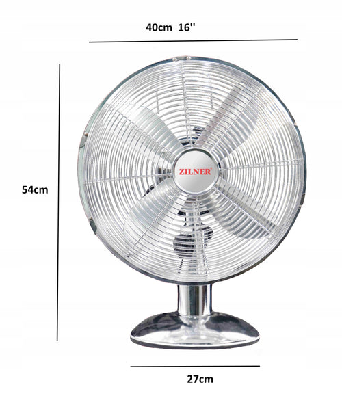 Wentylator stołowy BIURKOWY 16'' metalowa obudowa
