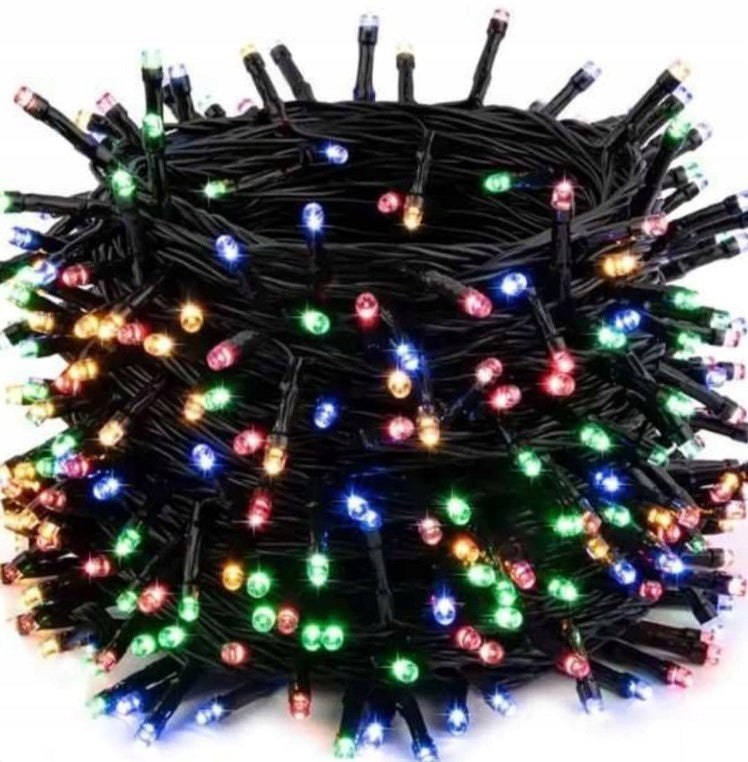 LAMPKI CHOINKOWE 500 LED ZEWNĘTRZNE EFEKTY FLASH MULTICOLOR