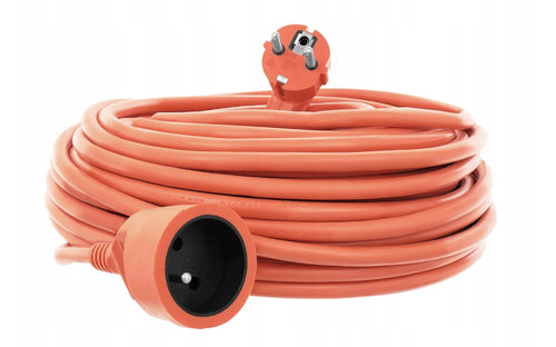 Przedłużacz Budowlany/Ogrodowy 3 x 2,5mm 10m Gruby Solidny Czarny