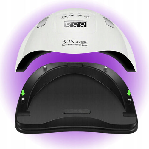 LAMPA UV DO PAZNOKCI HYBRYDOWYCH ŻELOWYCH 220W DO UTWARDZANIA ŻELI HYBRYD