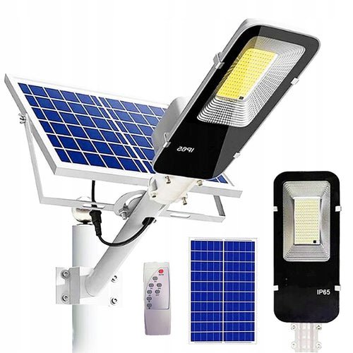 LAMPA SOLARNA ULICZNA LED ścienna PANEL MOCNA OGRODOWA