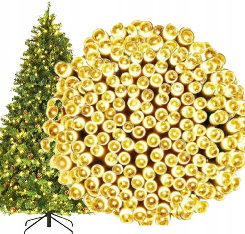 LAMPKI CHOINKOWE 300 LED ZEW/WEW BIAŁE CIEPŁE
