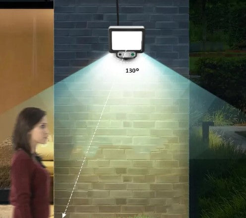LAMPA SOLARNA LED Z CZUJNIKIEM RUCHU+ PILOT ZEWNĘTRZNA/WEWN. OSOBNY PANEL