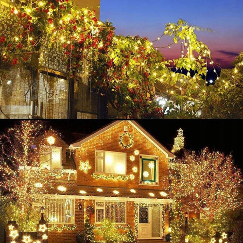 LAMPKI CHOINKOWE 300 LED 8 TRYBÓW NA CHOINKĘ KOLOR ŻÓŁTY