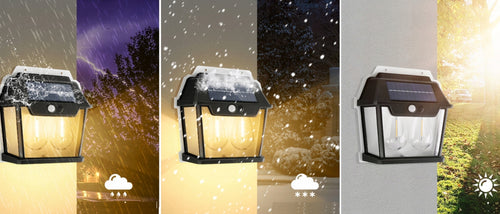 LAMPA SOLARNA KINKIET 2 ŻARÓWKI LED