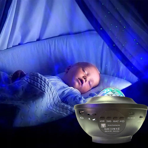 PROJEKTOR GWIAZD z lampką LED i głośnikiem BLUETOOTH