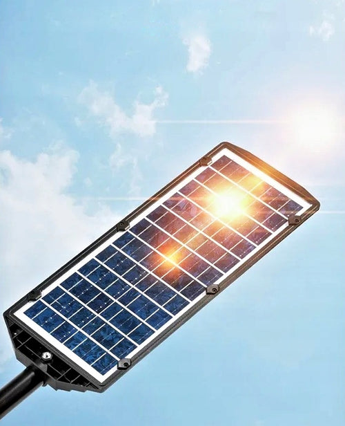ZEWNĘTRZNA LAMPA LED SOLARNA Z CZUJNIKIEM RUCHU ZMIERZCHU + PILOT + UCHWYT