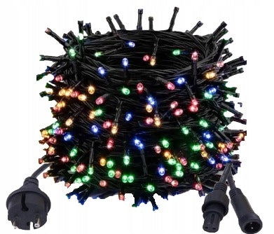 LAMPKI CHOINKOWE 500 LED ZEWNĘTRZNE i WEWNĘTRZNE KOLOROWE