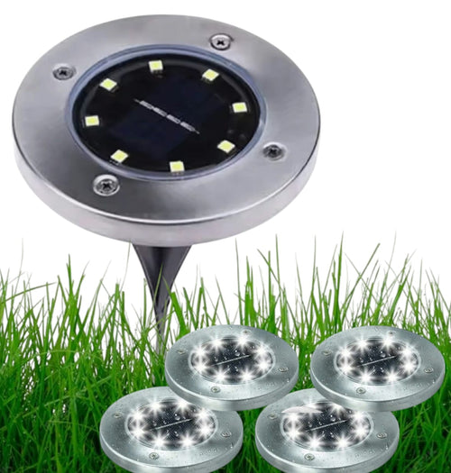 12X LAMPA SOLARNA LED Ogrodowa Wbijana Gruntowa Najazdowa CZUJNIK ZMIERZCHU