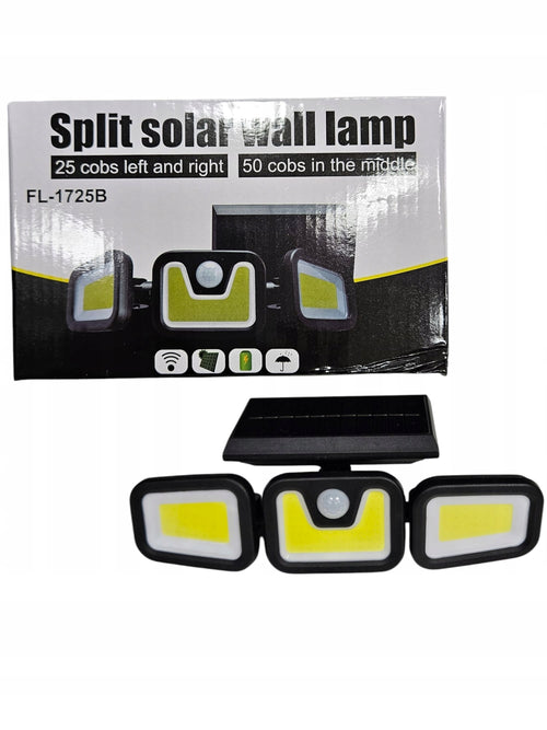 LAMPA SOLARNA 3w1 LED BLUEHOME CZUJNIK RUCHU ZMIERZCHU MOCNA