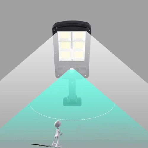 LAMPA SOLARNA LED MOCNA CZUJNIK ZMIERZCHU I RUCHU OGRODOWA ULICZNA