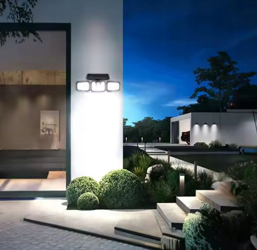 LAMPA SOLARNA 3w1 LED BLUEHOME CZUJNIK RUCHU ZMIERZCHU MOCNA