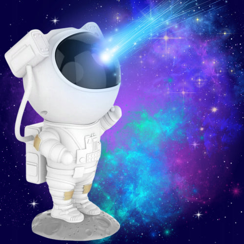 PROJEKTOR GWIAZD ASTRONAUTA Dla Dzieci Lampka Nocna Rzutnik Led Laserowy