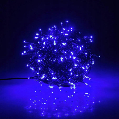 LAMPKI CHOINKOWE 300 LED ZEW/WEW NIEBIESKIE