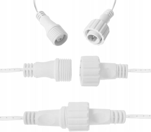 SOPLE 500LED ZIMNY BIAŁY GIRLANDA ZEWNĘTRZNA LAMPKI BALKON ISKRY FLASH