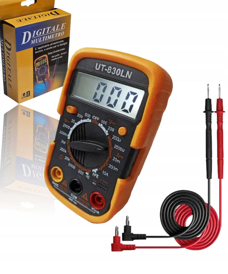 MULTIMETR MIERNIK PRĄDU CYFROWY ELEKTRYCZNY LCD UT-830LN
